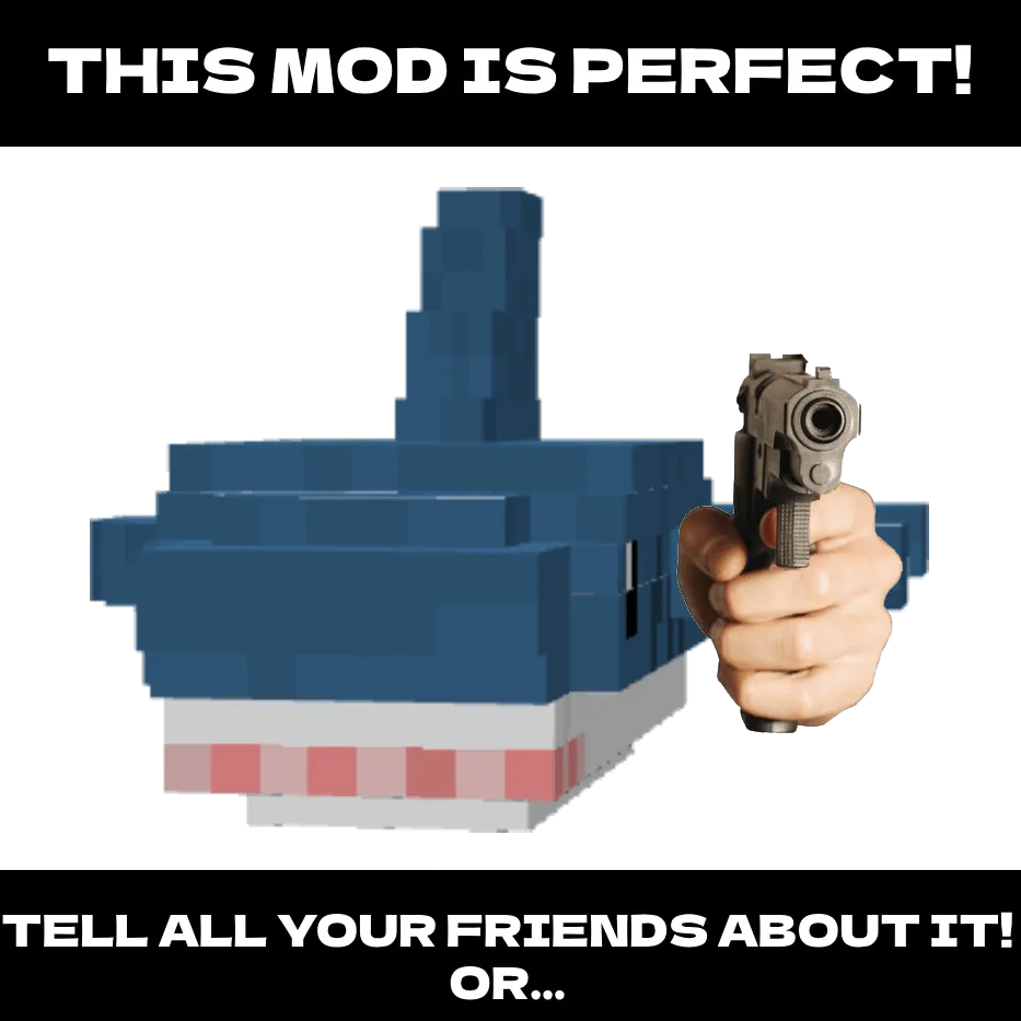 Shark Plush, Моды, Minecraft