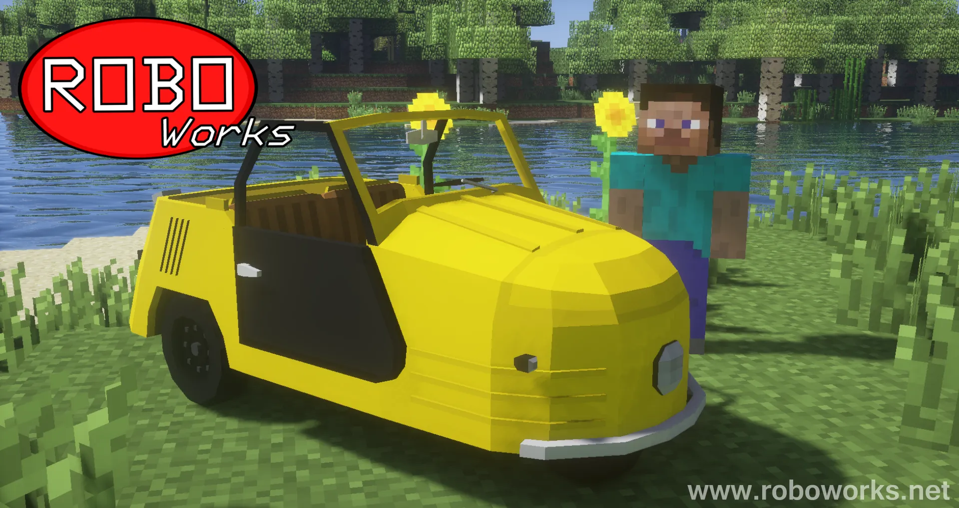 RoboWorks SMZ-S1L Classic Roofless Package, Моды, Minecraft