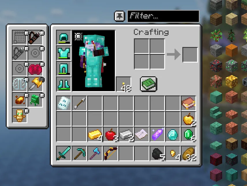 Quivers+, Моды, Minecraft