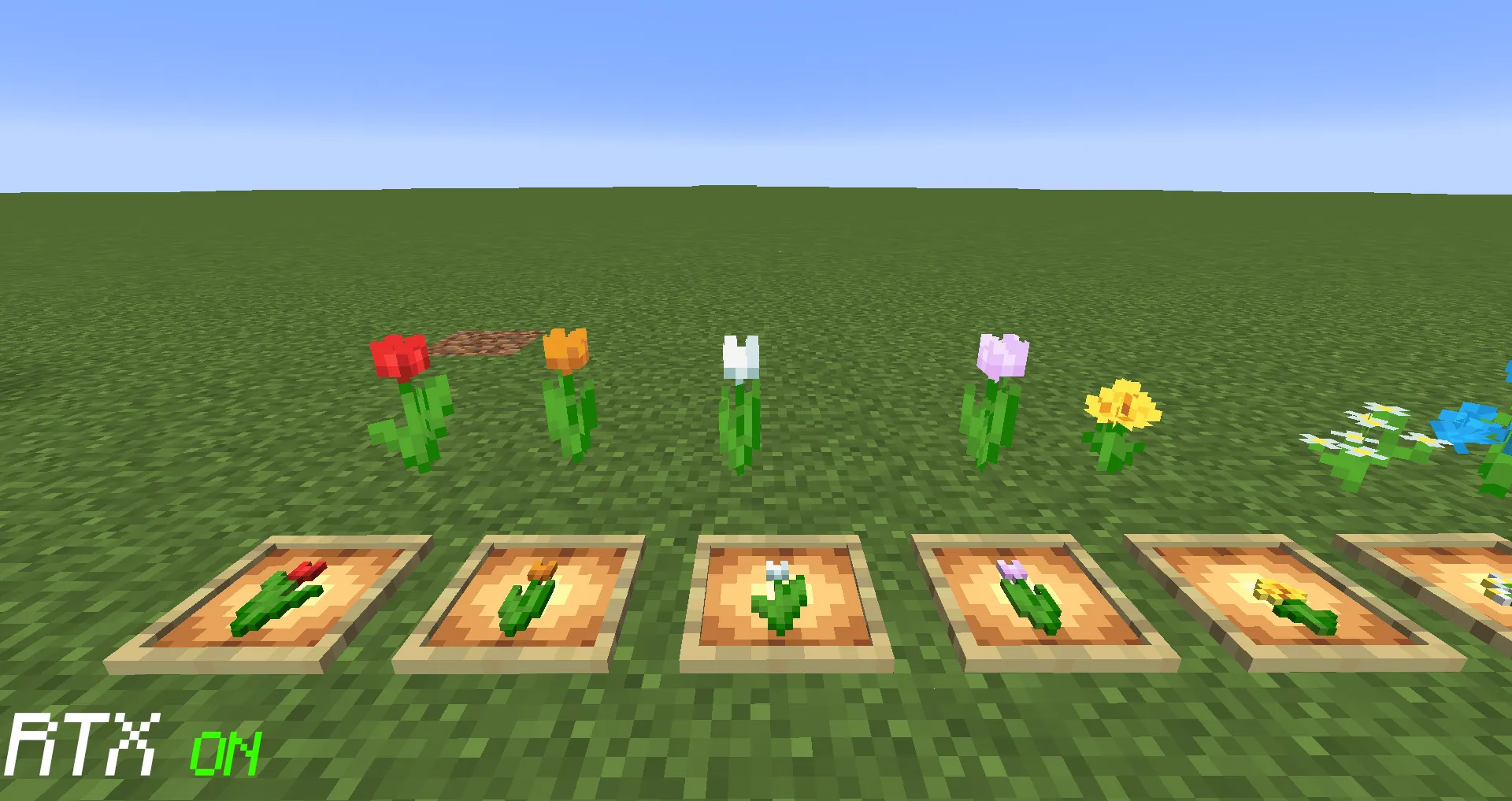 Flowers 2.5D, Текстуры, Minecraft