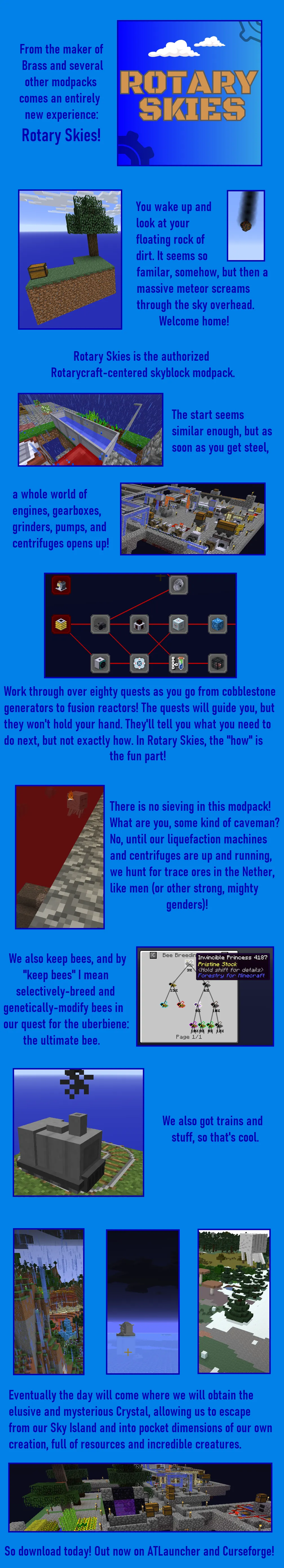 Rotary Skies — скриншот 5 (Модпаки, Minecraft)