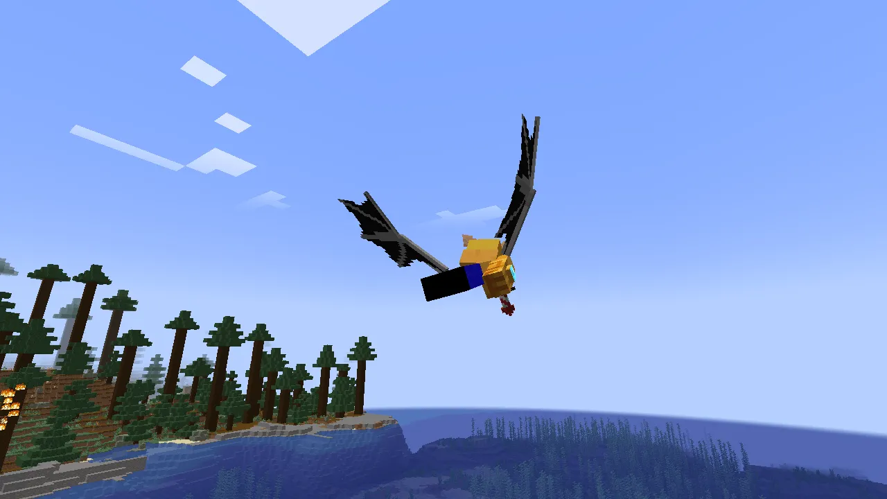 Animated Dragon Elytra — скриншот 6 (Текстуры, Minecraft)