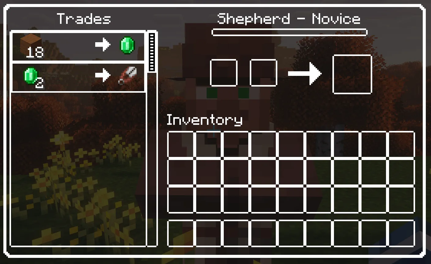 White border and transparent GUI and HUB — скриншот 9 (Текстуры, Minecraft)