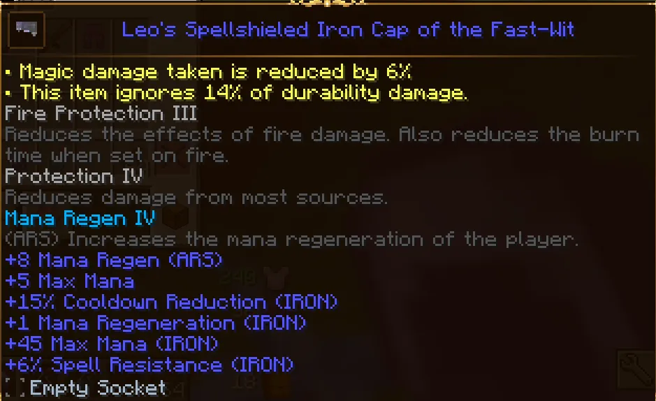 Tooltip Lables (Iron's Spellbooks), Текстуры, Minecraft