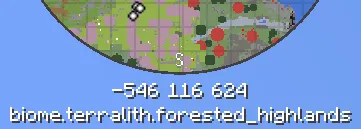 Terralith, Incendium, Nullscape Biomes Names — скриншот 3 (Текстуры, Minecraft)