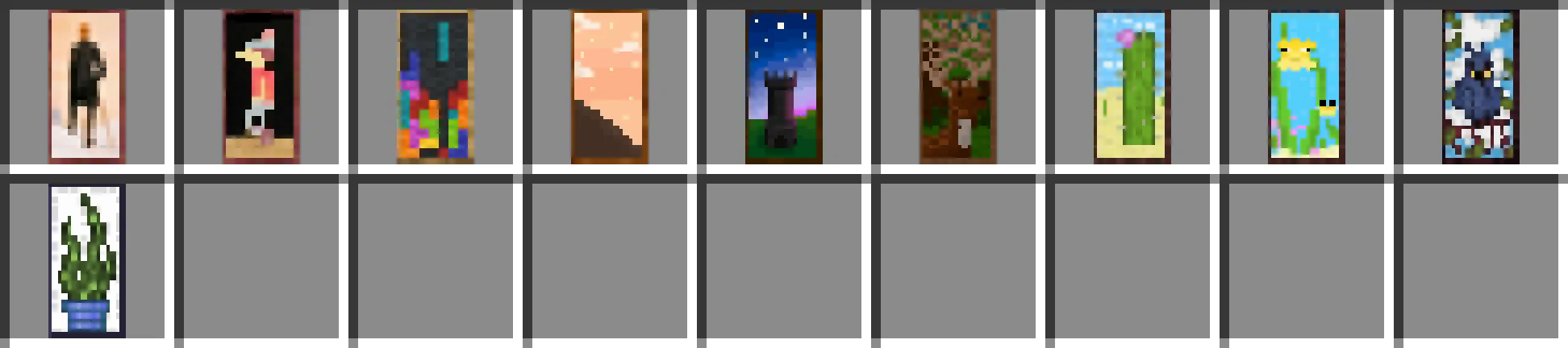 What Painting I'm Looking At?, Текстуры, Minecraft
