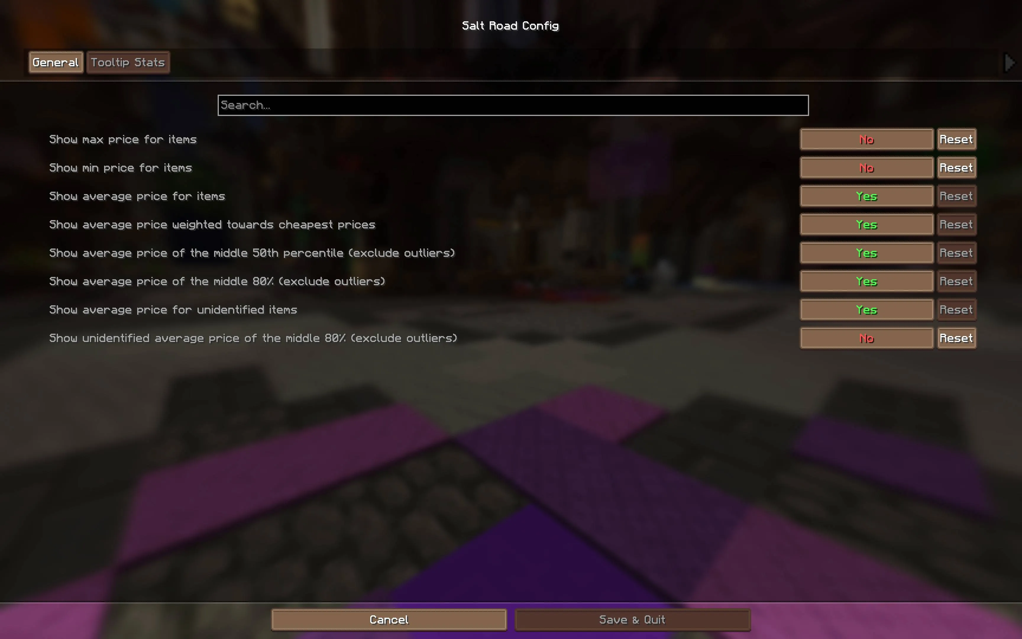 Salt Road for Wynncraft, Моды, Minecraft