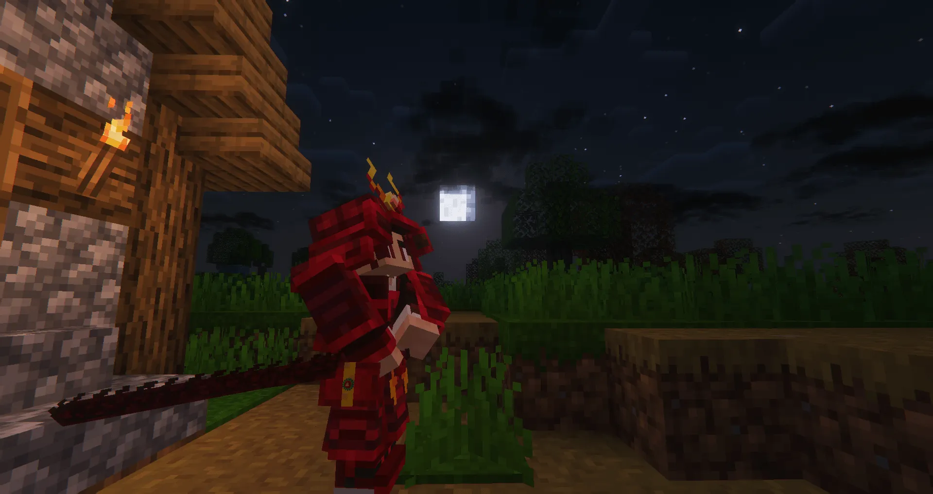 Wizard Samurai - Iron's Spells Addon x Samurai Dynasty, Моды, Minecraft