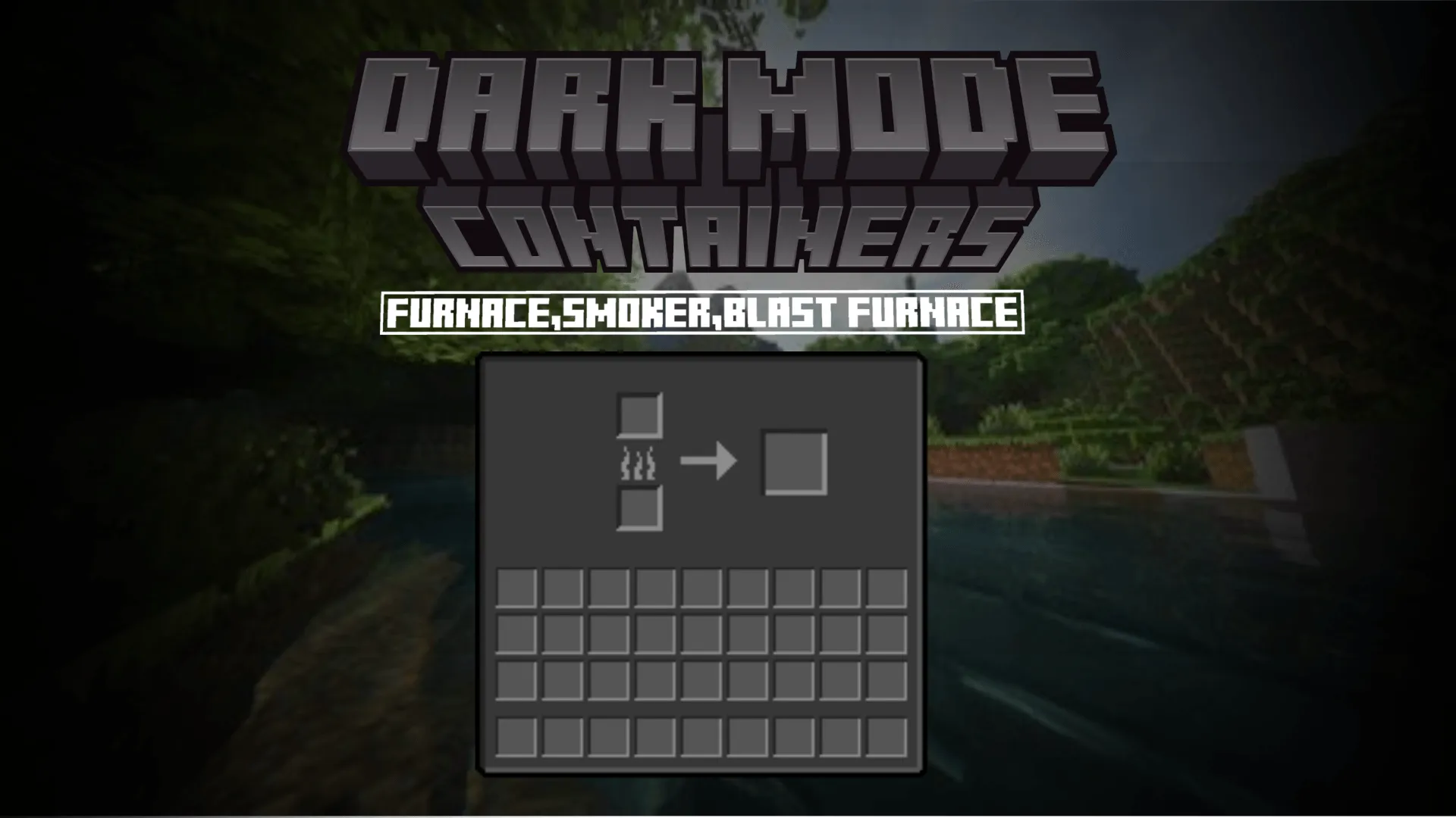 Dark Mode Containers v1, Текстуры, Minecraft