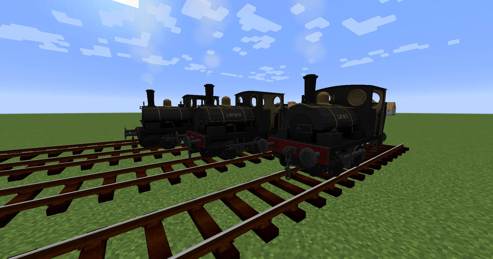 Harry's Original Locomotievs: Lenswell & Whitedale Western Railway — скриншот 3 (Текстуры, Minecraft)