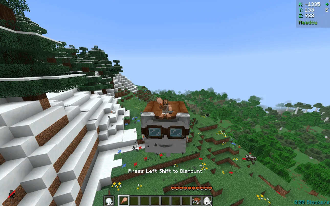 Improved Happy Ghast — скриншот 1 (Дата-паки, Minecraft)