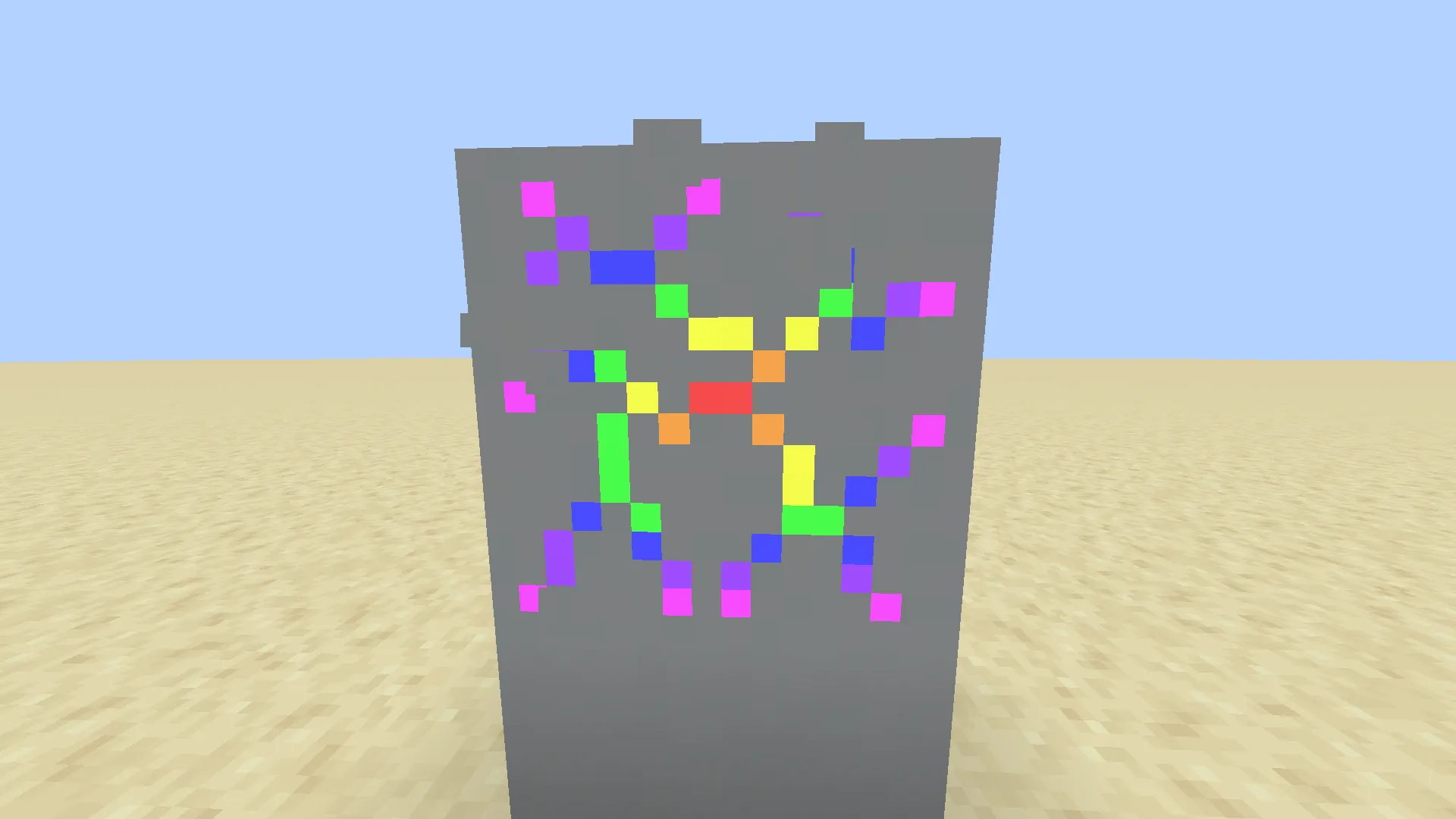 Rainbow Mine, Текстуры, Minecraft