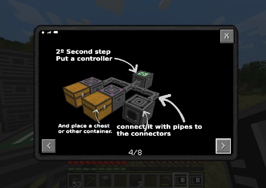 Indexer, Моды, Minecraft