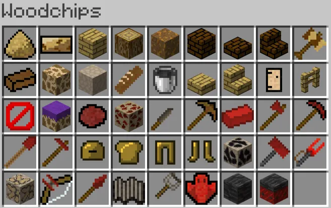 Sawdust! — скриншот 1 (Моды, Minecraft)