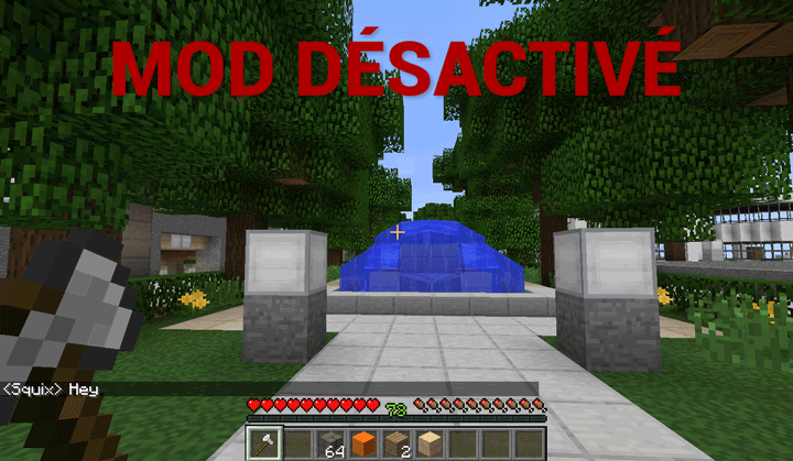 RemoveHUDbutNotHand, Моды, Minecraft