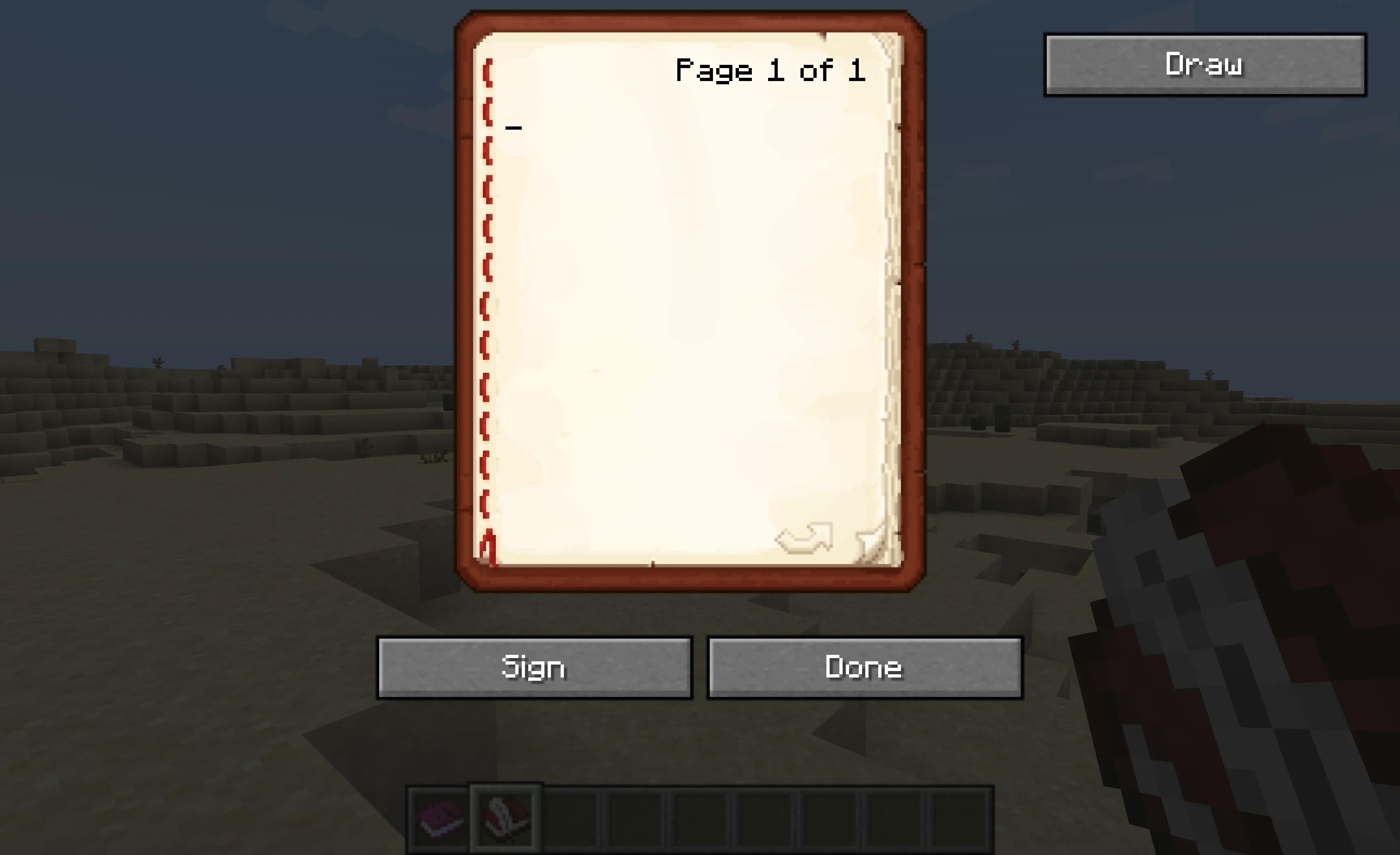 Sketchy Books — скриншот 1 (Моды, Minecraft)