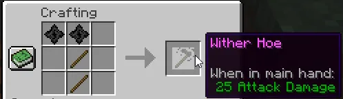 Wither Hoe Mod, Моды, Minecraft