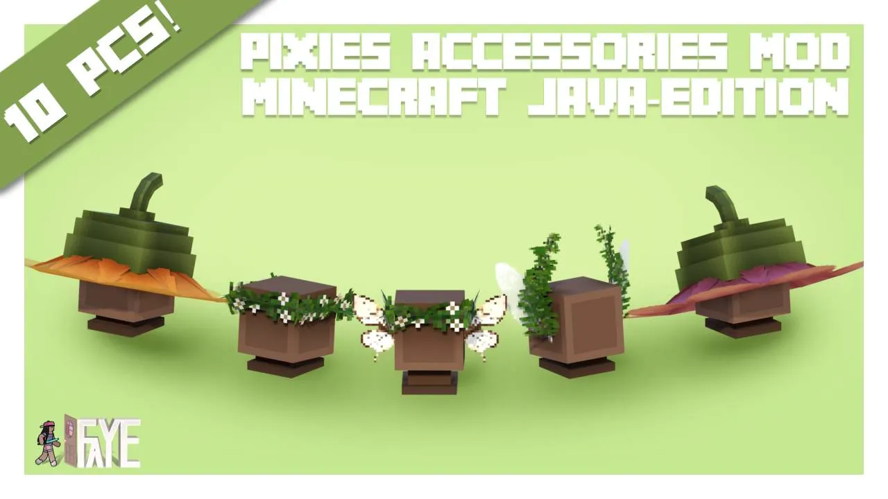 The Faye Pixies Accessories — скриншот 2 (Моды, Minecraft)