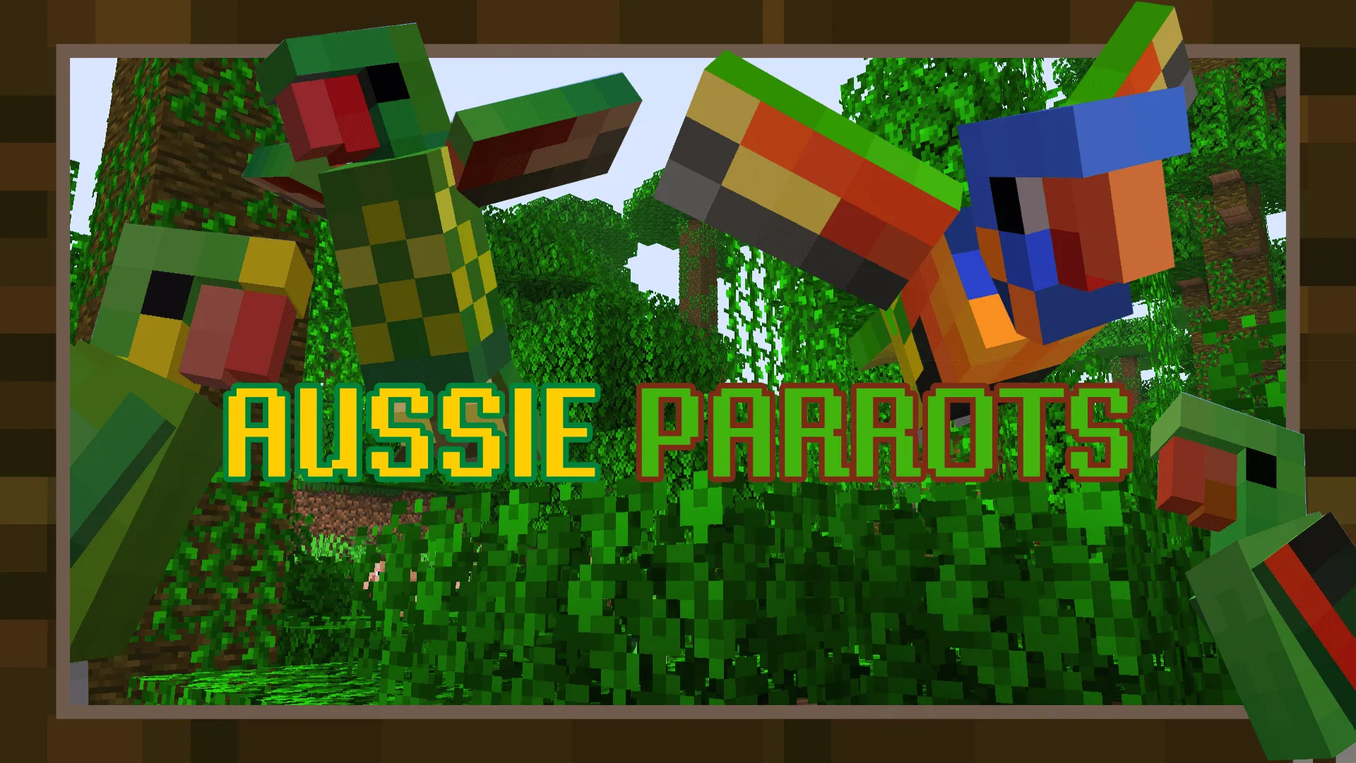Aussie Parrots — скриншот 1 (Текстуры, Minecraft)