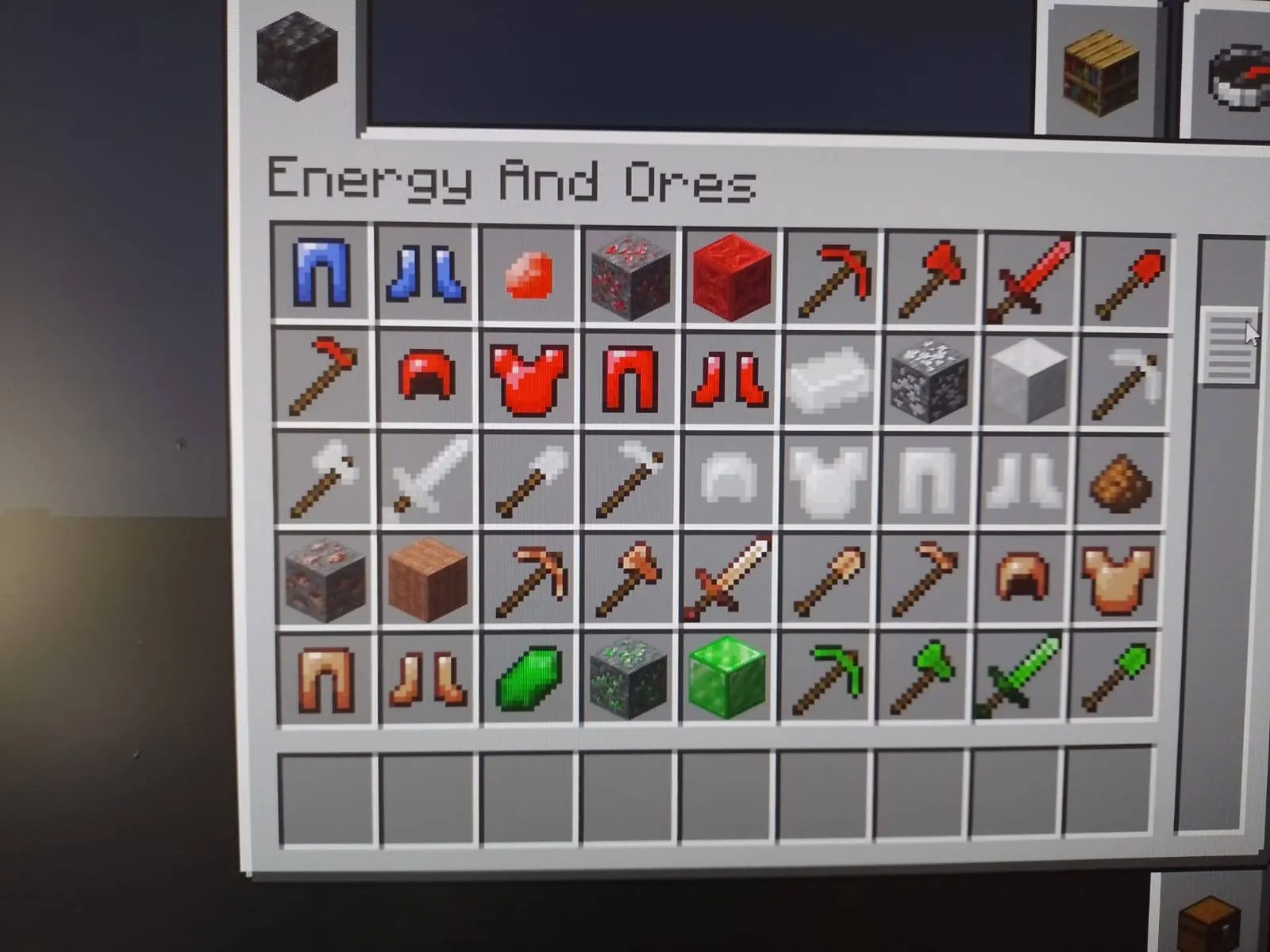 Energy And Ores++, Моды, Minecraft