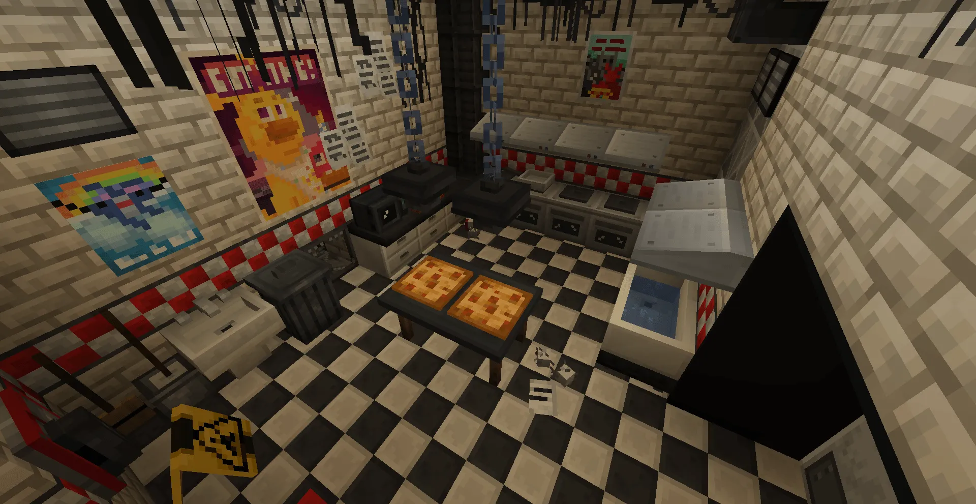 Custom Freddy Fazbear's Pizza — скриншот 8 (Карты, Minecraft)