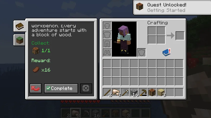 Boundless Quests, Моды, Minecraft