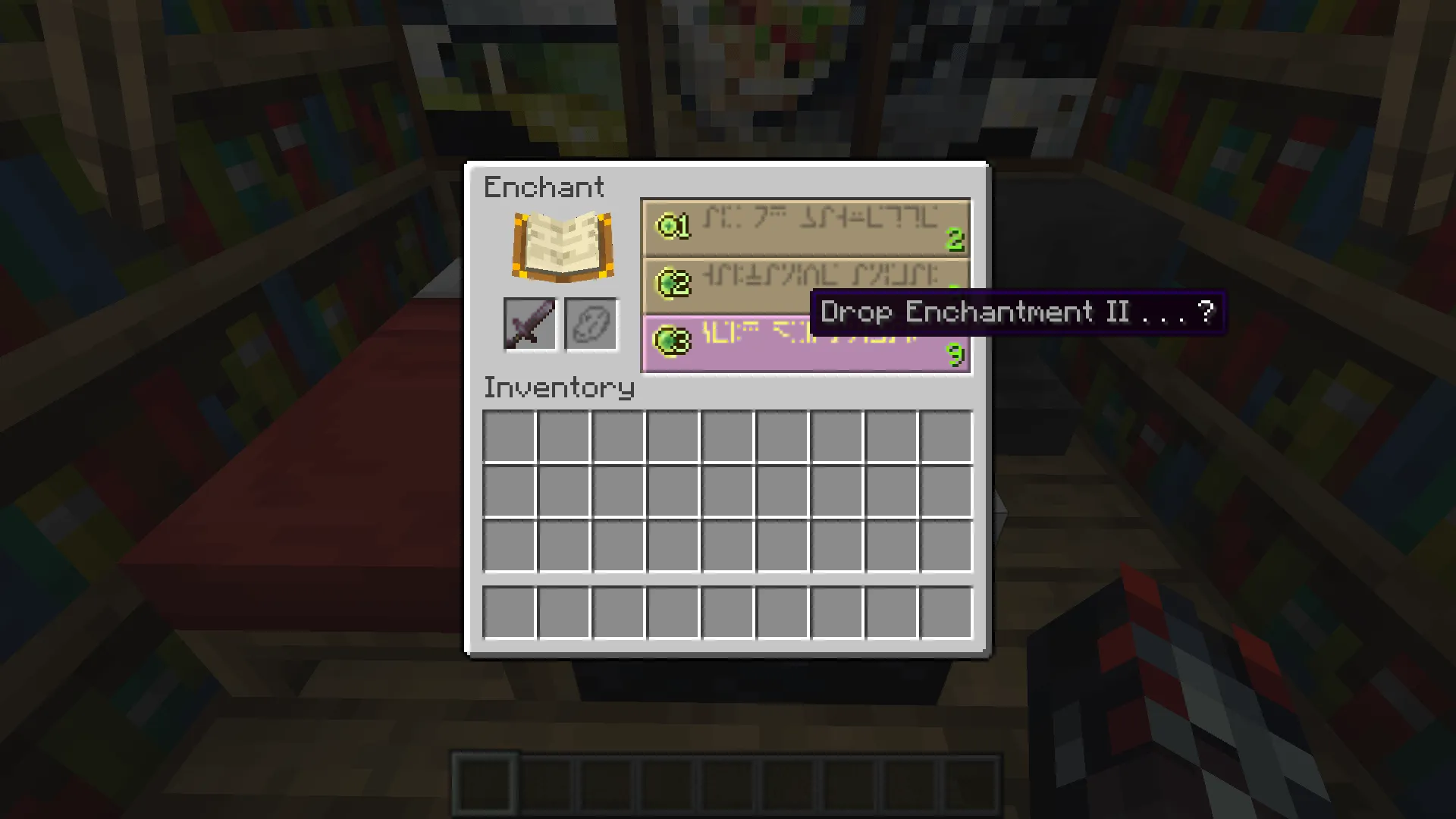 Enchantment Drop Enchant Book — скриншот 2 (Моды, Minecraft)