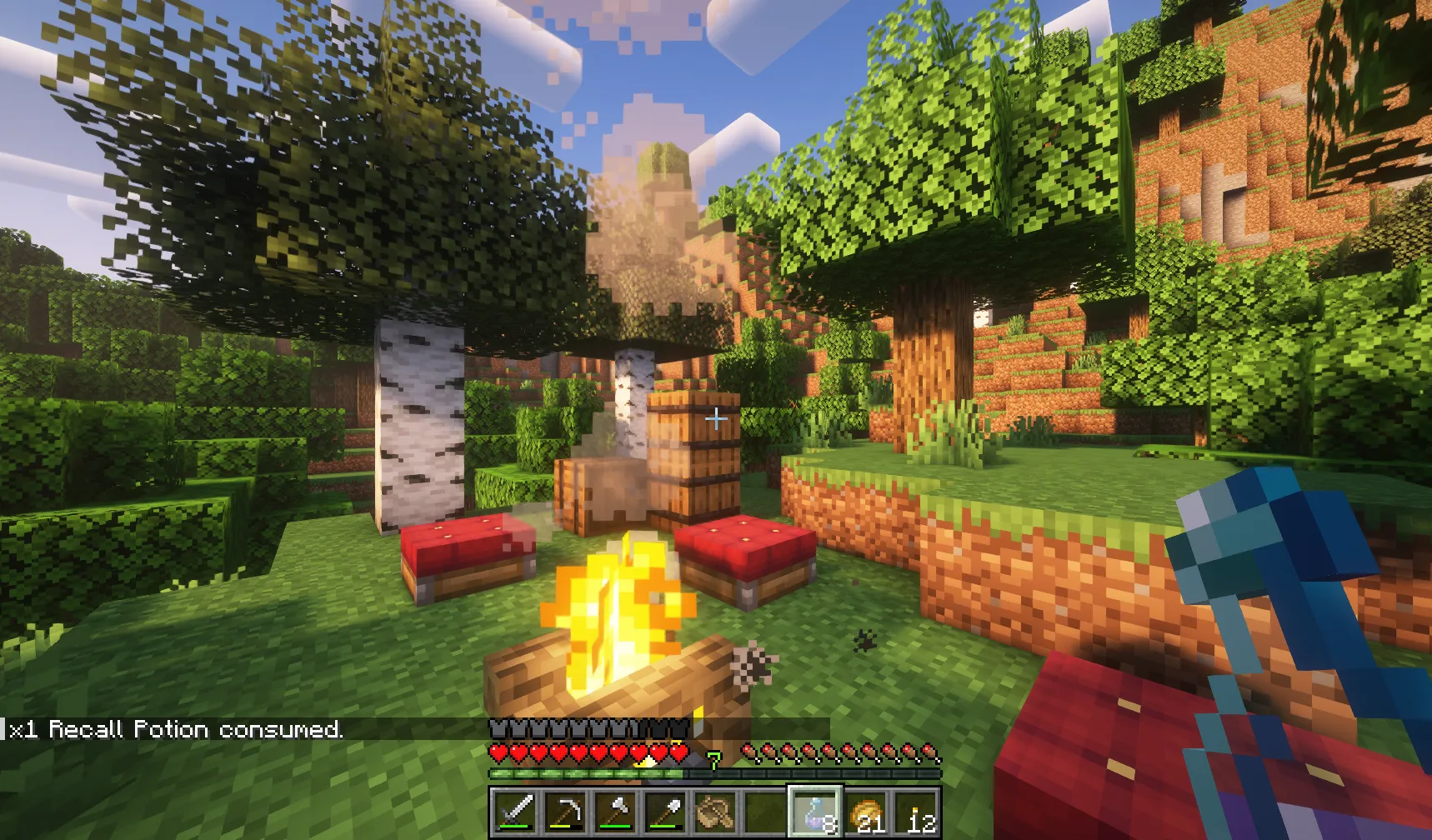 Recall Potions, Моды, Minecraft