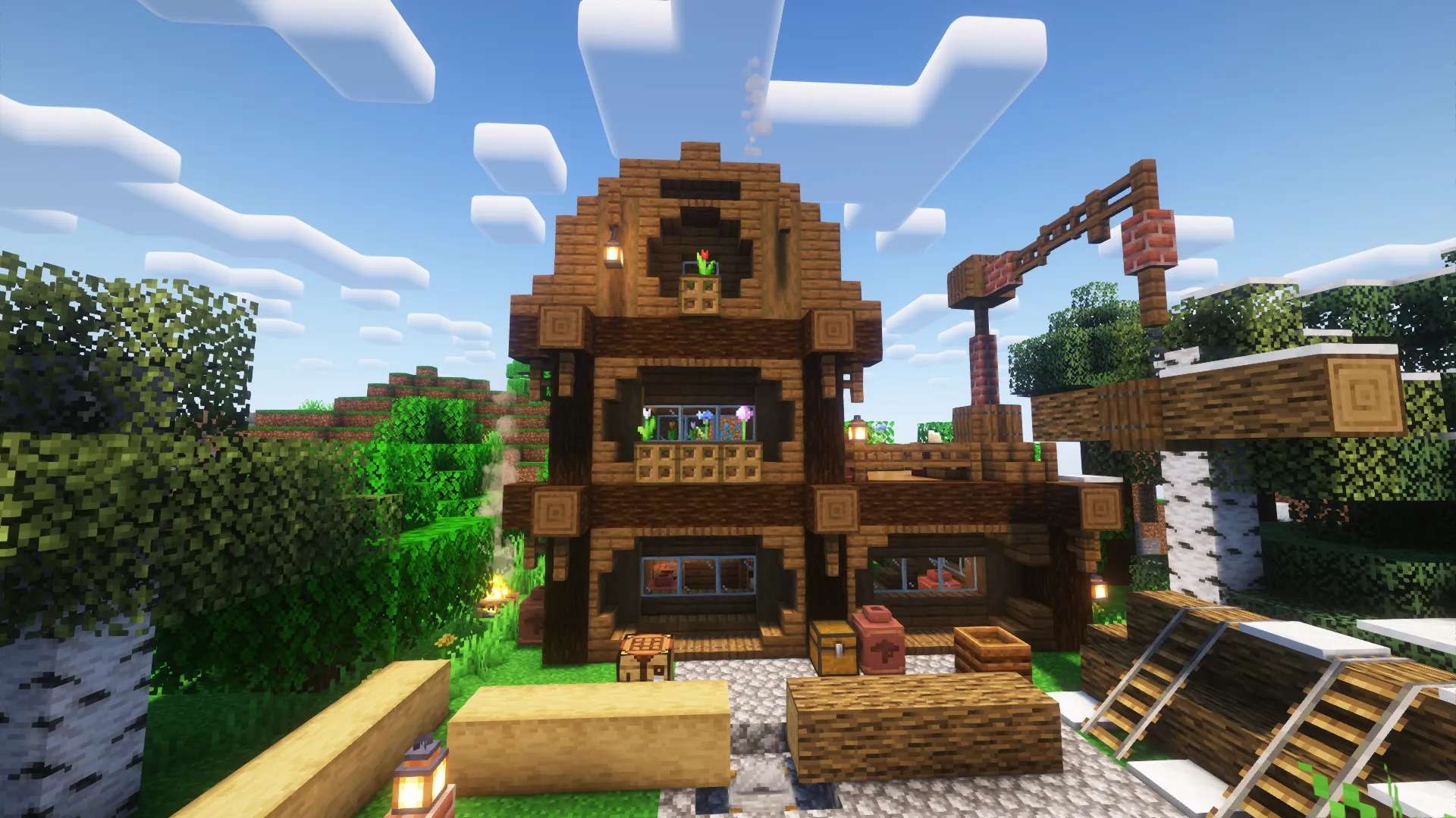Sawmill House, Моды, Minecraft