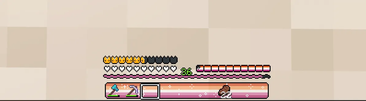 Tay's Lesbian Themed Hotbar — скриншот 3 (Текстуры, Minecraft)