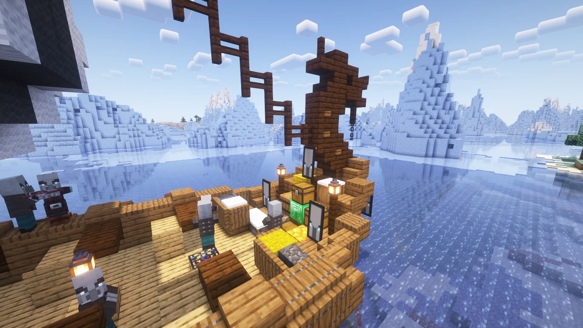Illager Viking Longship, Моды, Minecraft