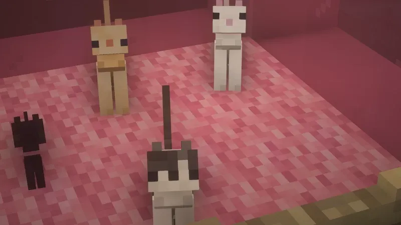 cute fluff balls, Текстуры, Minecraft