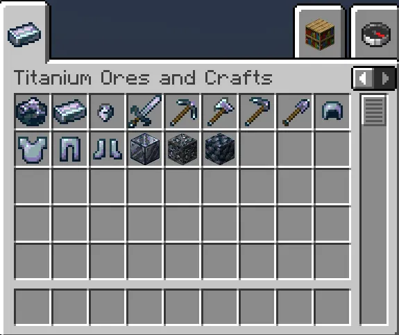 Titanium Ores and Crafts, Моды, Minecraft