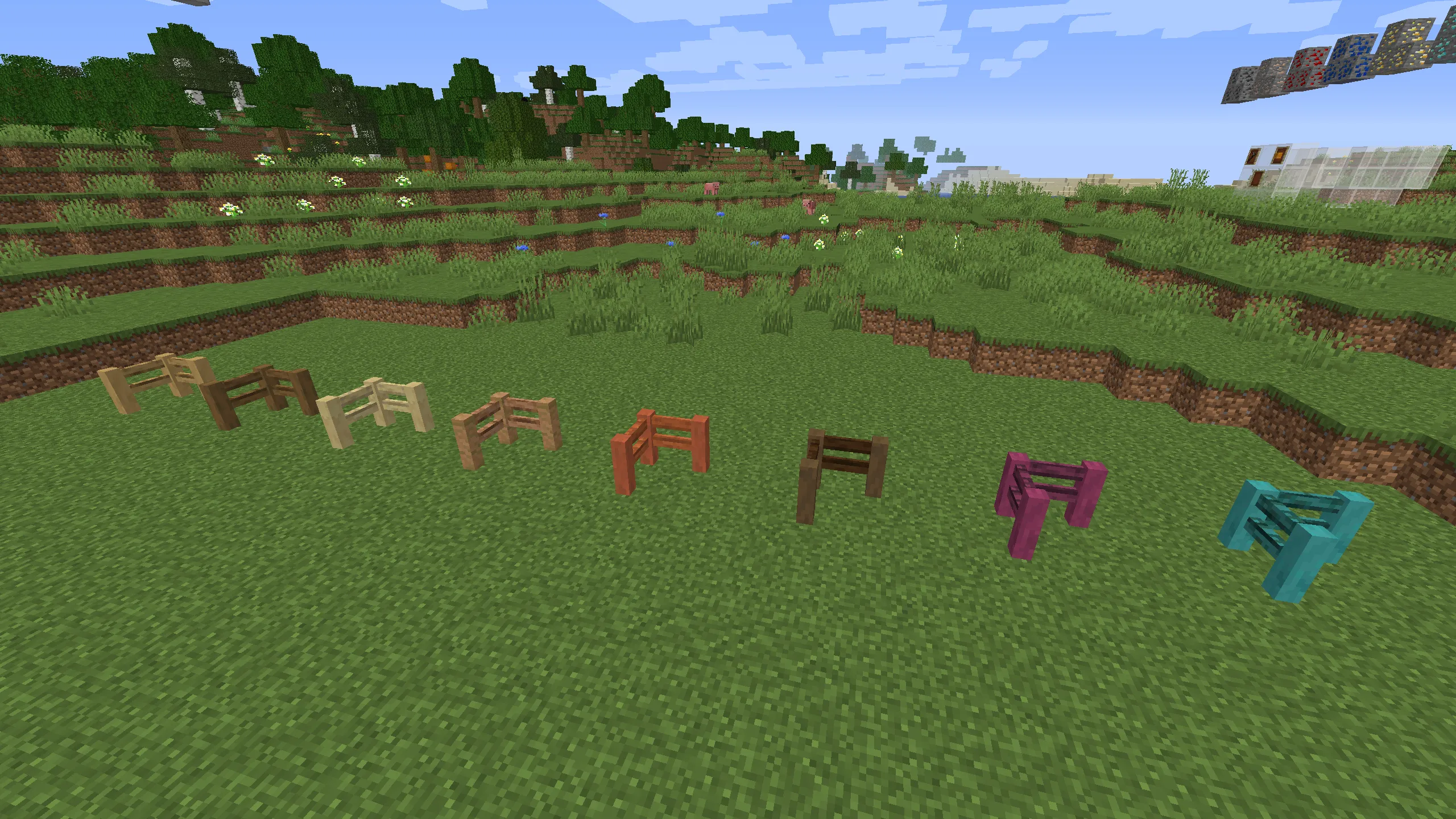 Better Wooden Fence [Stripped Log version] — скриншот 2 (Текстуры, Minecraft)