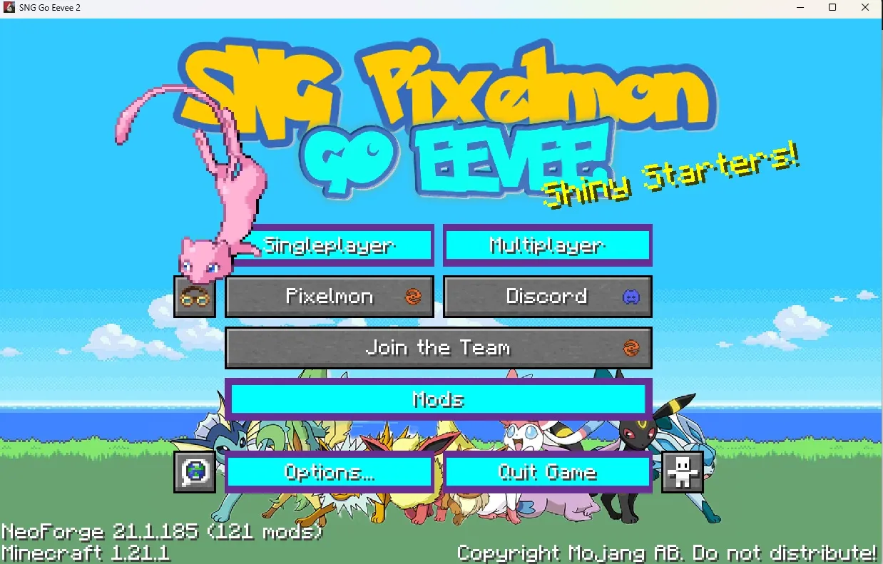 Go Eevee v3 - Pixelmon/Create — скриншот 2 (Модпаки, Minecraft)