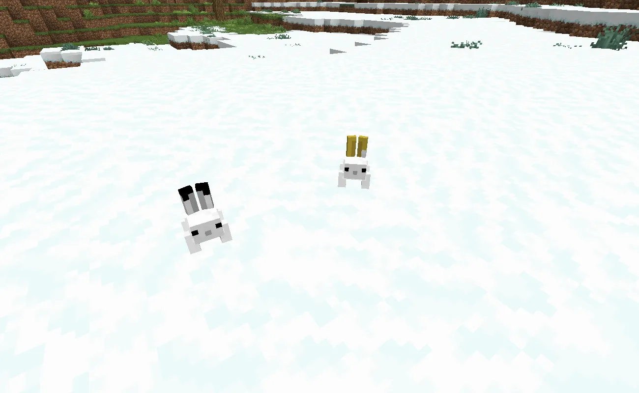 Bunny Variants With Better Eyes, Текстуры, Minecraft