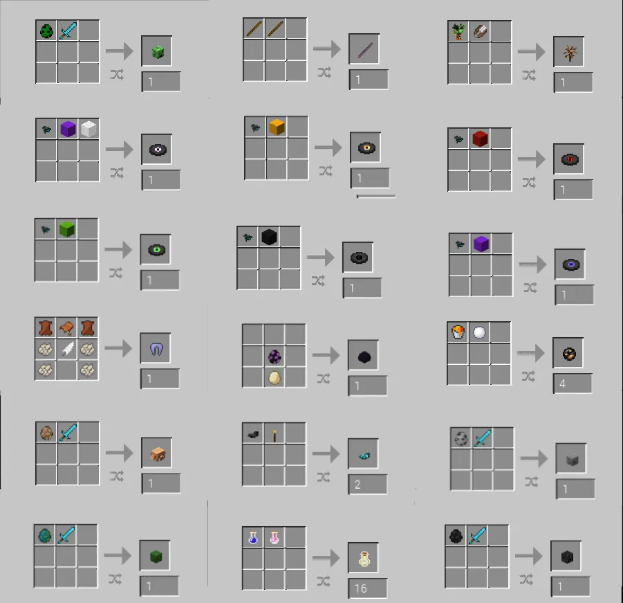 Craftable Uncraftable Items, Моды, Minecraft