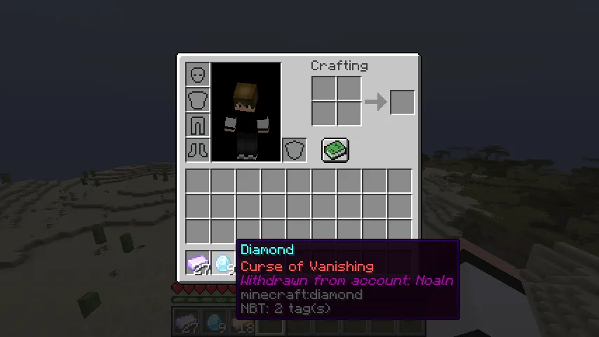 Vanilla Economy — скриншот 1 (Плагины, Minecraft)