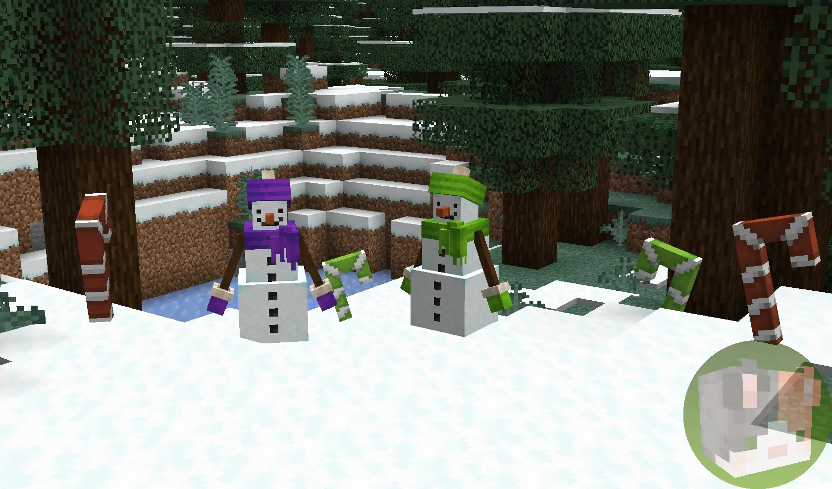 Meow Christmas, Текстуры, Minecraft