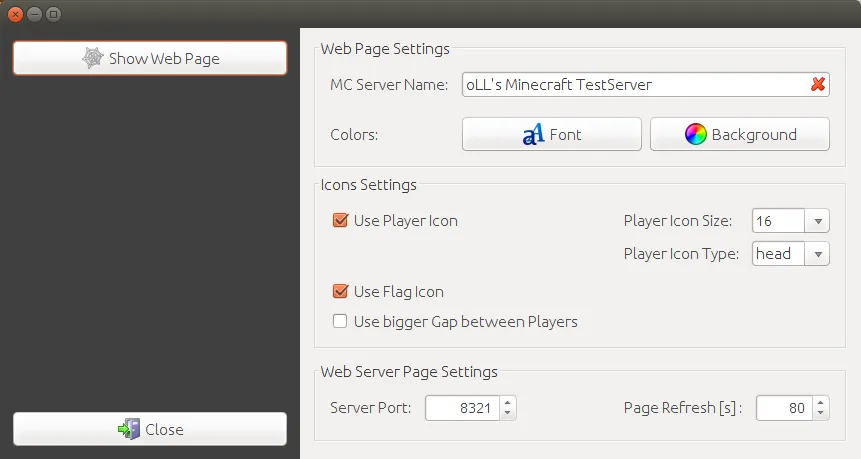 oLL's Server GUI, Плагины, Minecraft