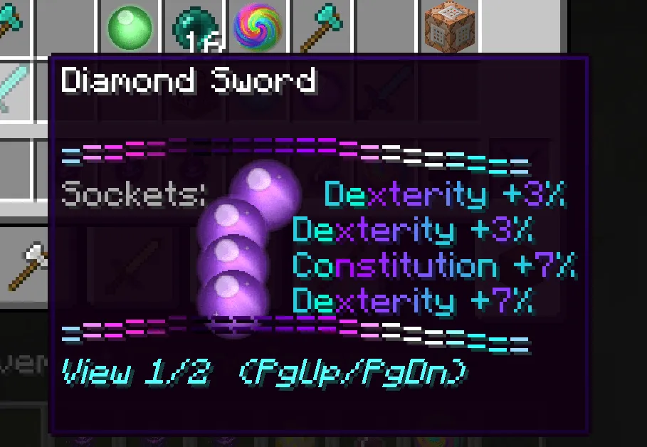 HexColorText, Моды, Minecraft
