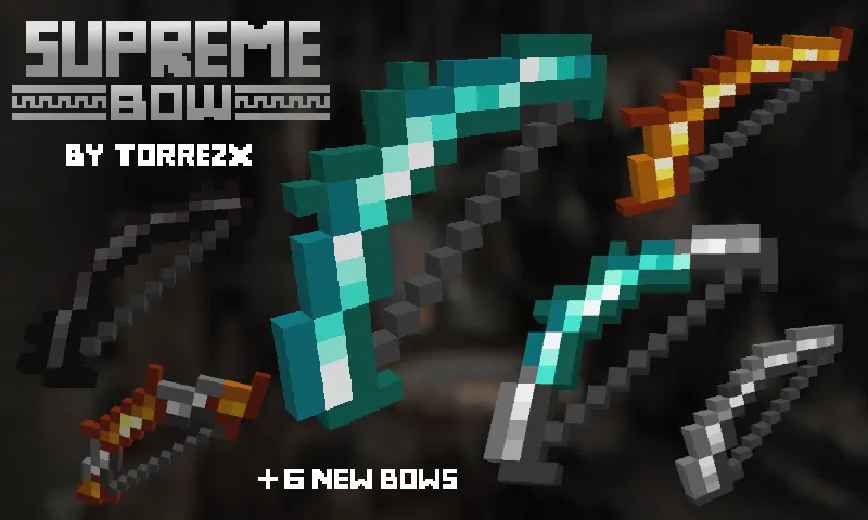 Torreszx-Supreme bow — скриншот 2 (Текстуры, Minecraft)