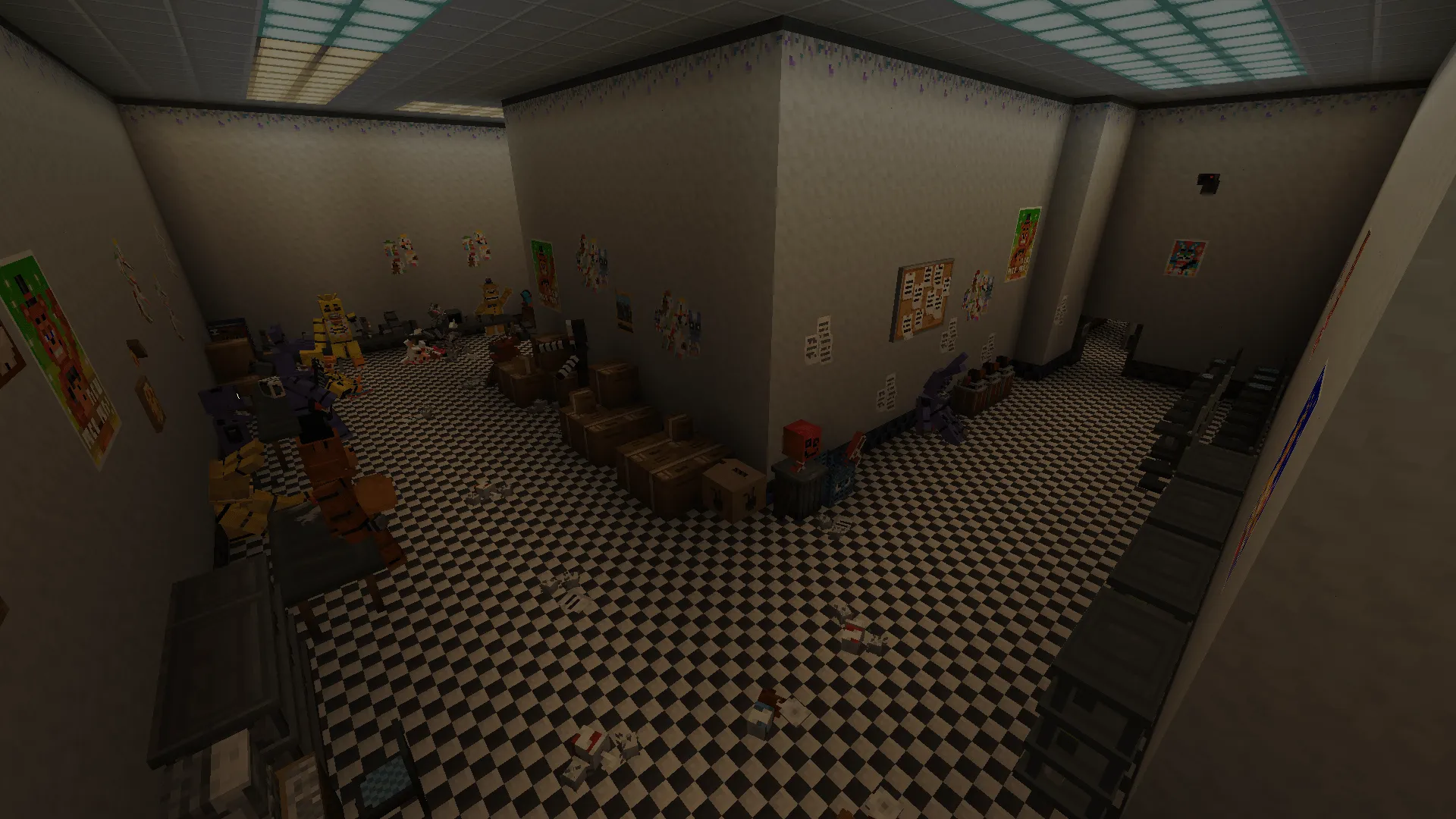 PenguinMinerGman's Custom FNAF 2 Pizzeria — скриншот 7 (Карты, Minecraft)