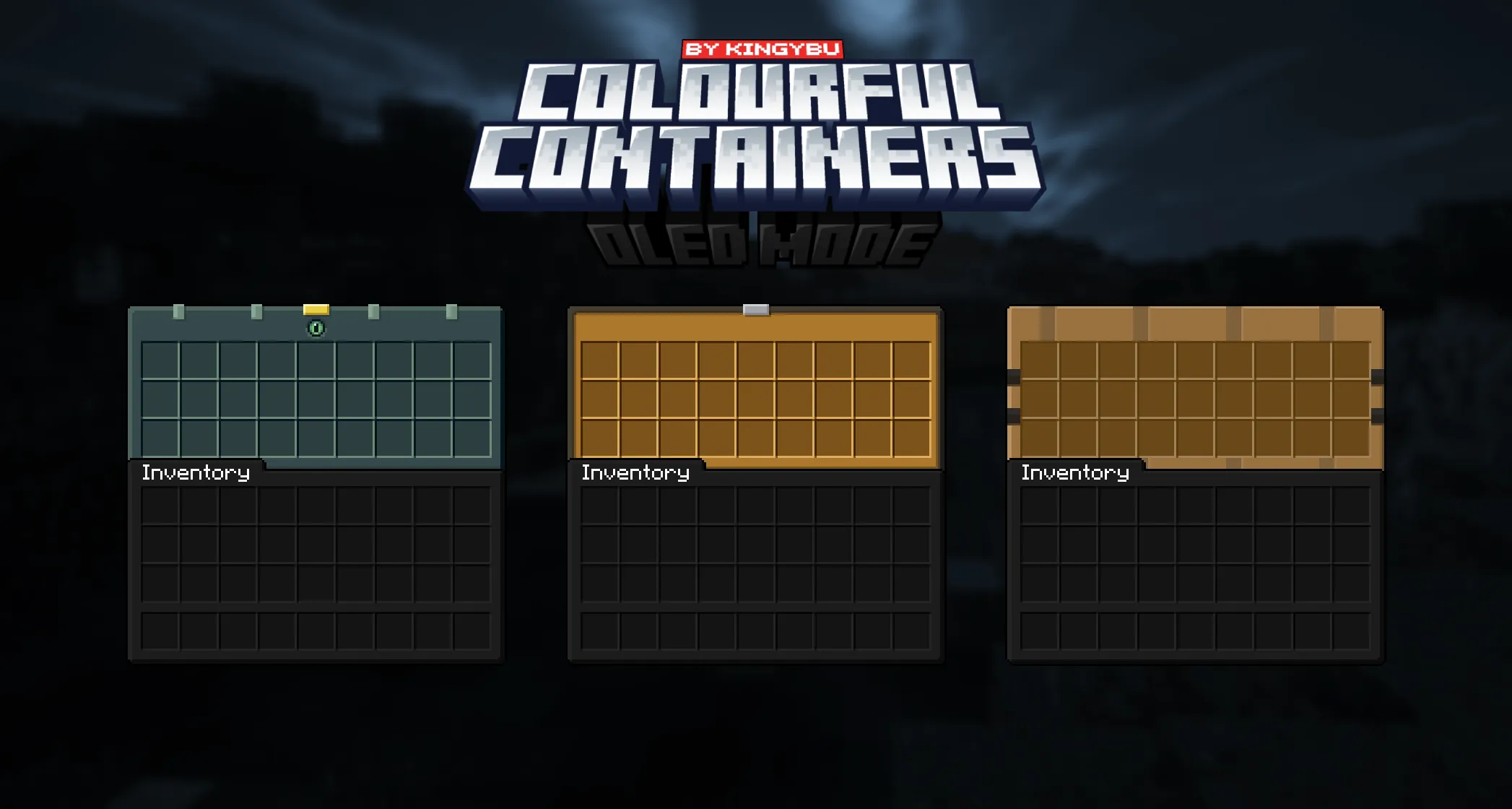 Colourful Containers OLED GUI, Текстуры, Minecraft