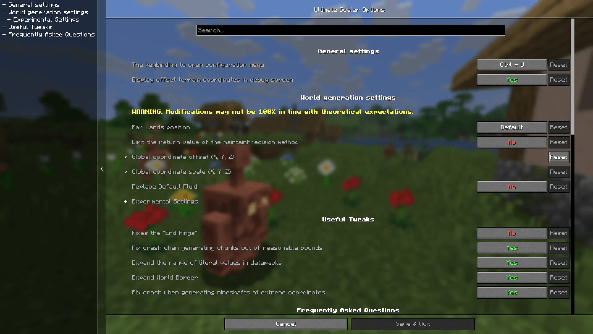 Ultimate Scaler, Моды, Minecraft