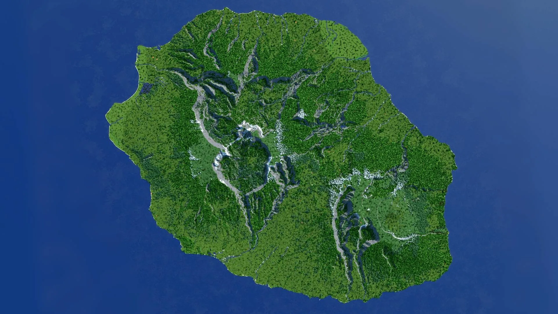 La Reunion - Survival Island — скриншот 1 (Карты, Minecraft)