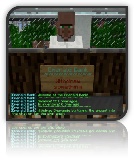 Emerald Bank — скриншот 5 (Плагины, Minecraft)