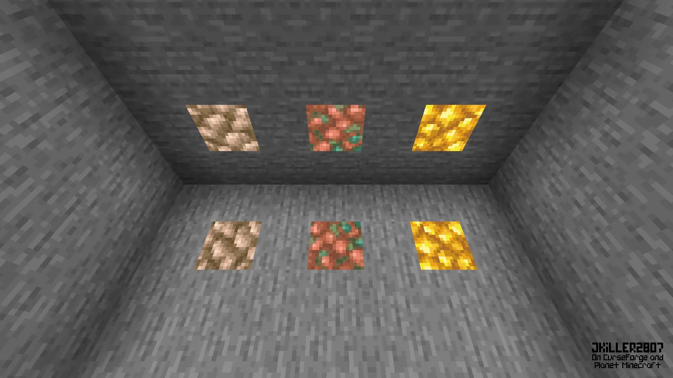 Visible M-Ore Variants, Текстуры, Minecraft