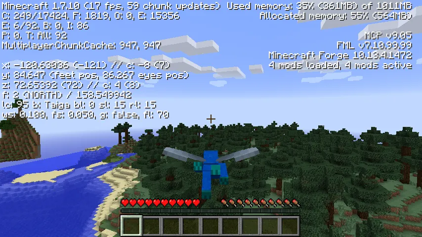 Backlytra — скриншот 1 (Моды, Minecraft)