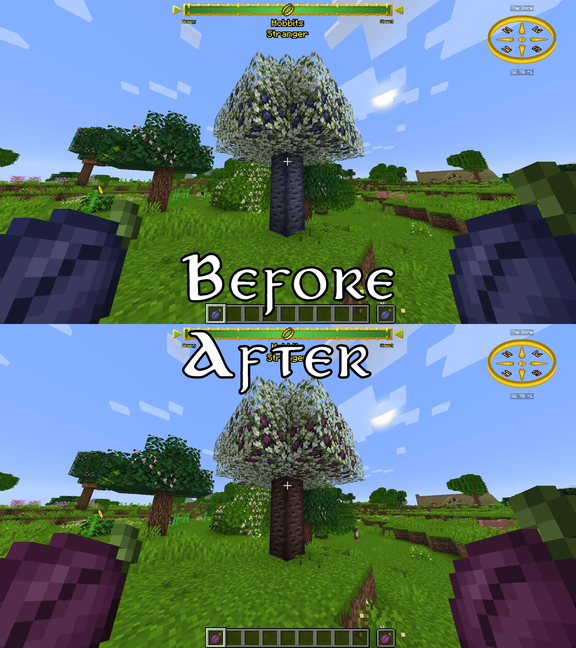 Purple Plums for LOTR Mod: Renewed Extended - by Sir Elias — скриншот 1 (Текстуры, Minecraft)